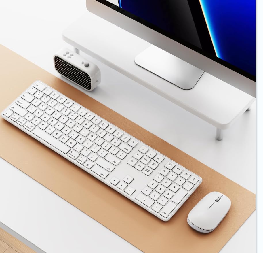 OMOTON Wireless Bluetooth Keyboard & Mouse Combo for Mac - Office & Home Use