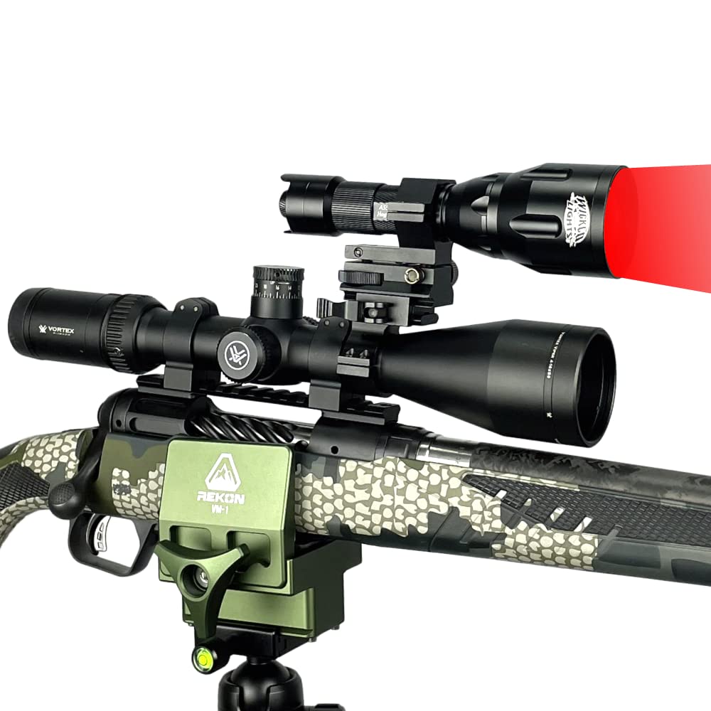 Wicked Lights A55iC Red Night Hunting Light Kit - Coyote, Fox, Bobcat & Hog Hunting Light for Predator Control | Perfect for Night Vision, Varmint Hunting & Wildlife Observation