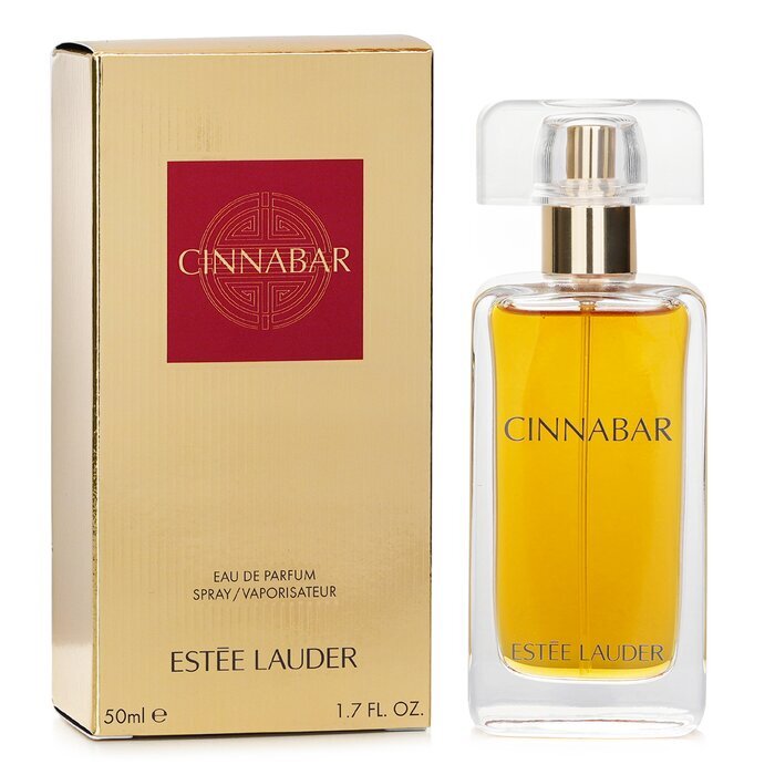 Estee Lauder Cinnabar Eau de Parfum Spray for Women - 50ml Luxury Floral Spicy Perfume for Evening Wear & Special Occasions
