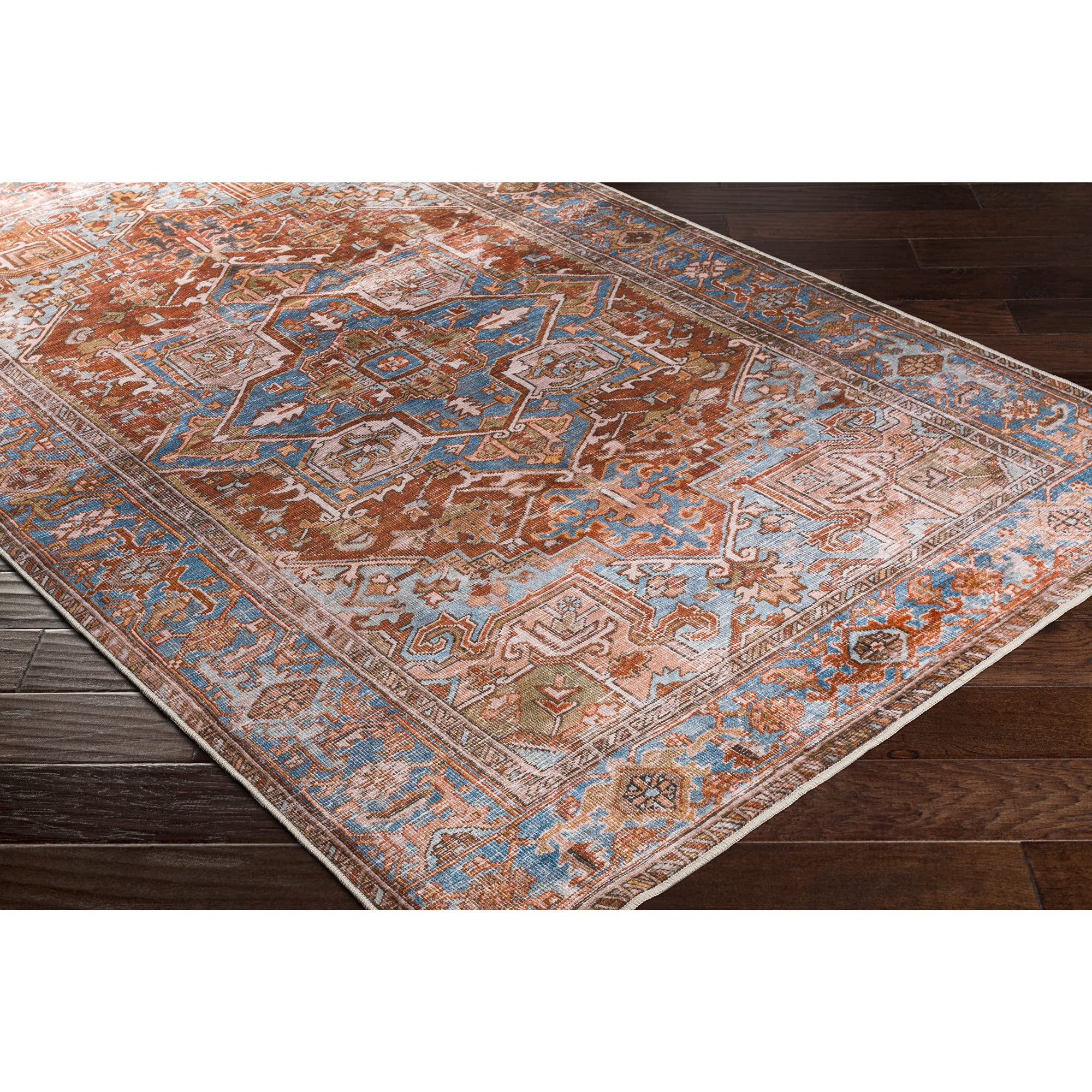 Livabliss Stacia Washable Oriental Area Rug 3'6