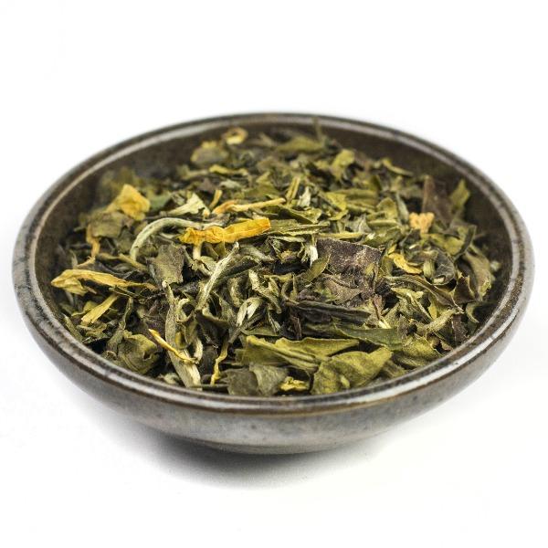 Premium Orange Blossom White Tea Loose Leaf - 100% Natural & Organic Floral Herbal Tea - Perfect for Relaxation, Afternoon Tea & Gifts