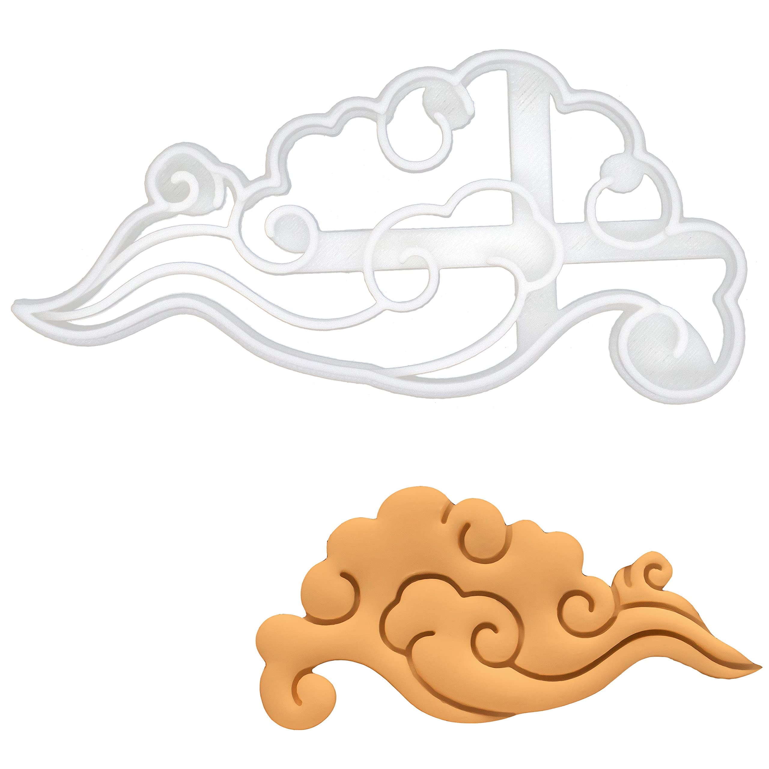 Whimsical Cloud Cookie Cutter Set - 1 Piece Stainless Steel Baking Tool for Cookies, Pastries & Fondant - Perfect for DIY Baking, Party Decorations & Kids Crafts