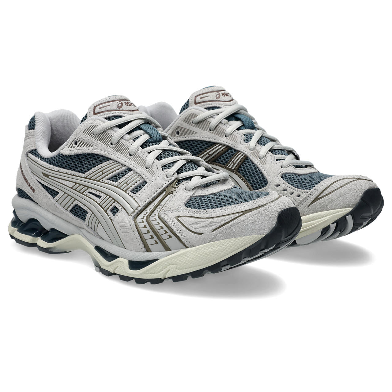 ASICS GEL-KAYANO 14 Running Shoes for Men - Ironclad/Cloud Grey - Retro Sneakers for Jogging, Walking & Casual Wear