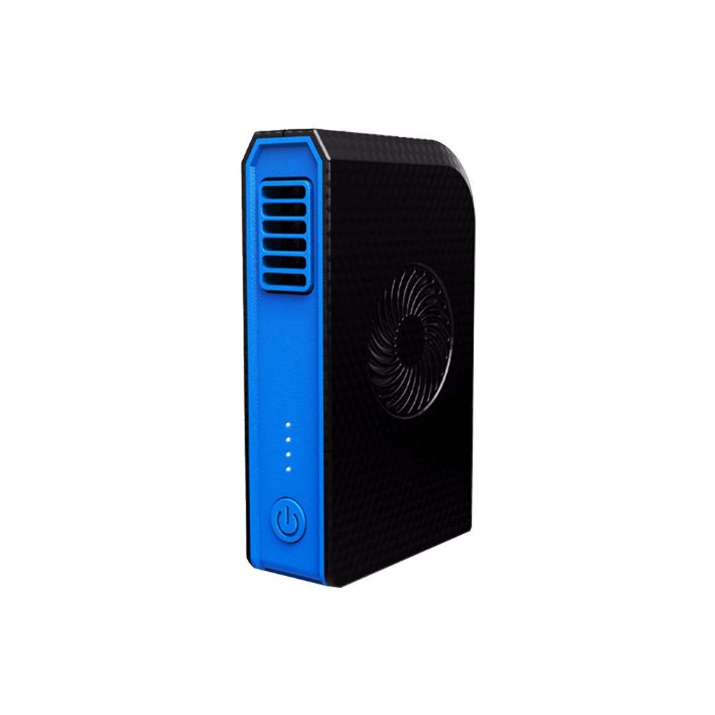 Portable USB Handheld Bladeless Fan with 6000mAh Power Bank - Mini Air Cooler for Home, Office, Car & Outdoor Travel | Personal Cooling & Device Charging Solution
