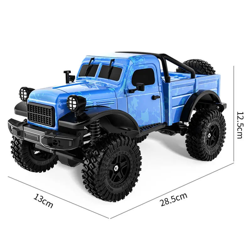 JJRC C8813 4WD 2.4GHz Remote Control Rock Crawler Truck - Off-Road RC Car with Climbing Ability for Kids & Adults | Perfect for Backyard Adventures, Trail Crawling & Off-Road Racing
