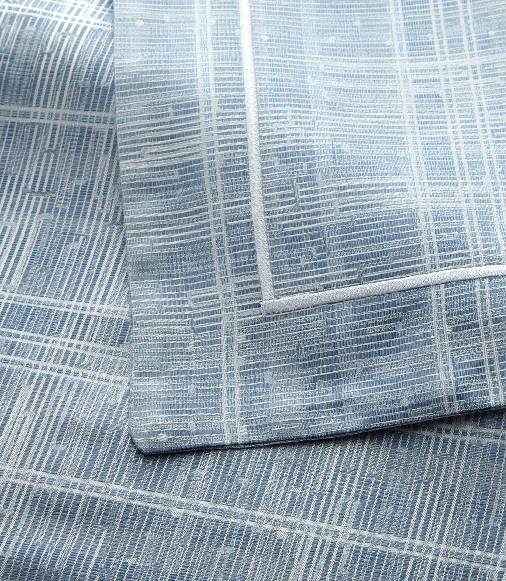 Biagio Jacquard Sham Pillowcase Set - Luxury 100% Cotton Decorative Pillow Cover for Bedroom & Living Room - Perfect for Home Decor, Sofa, Couch, and Guest Room