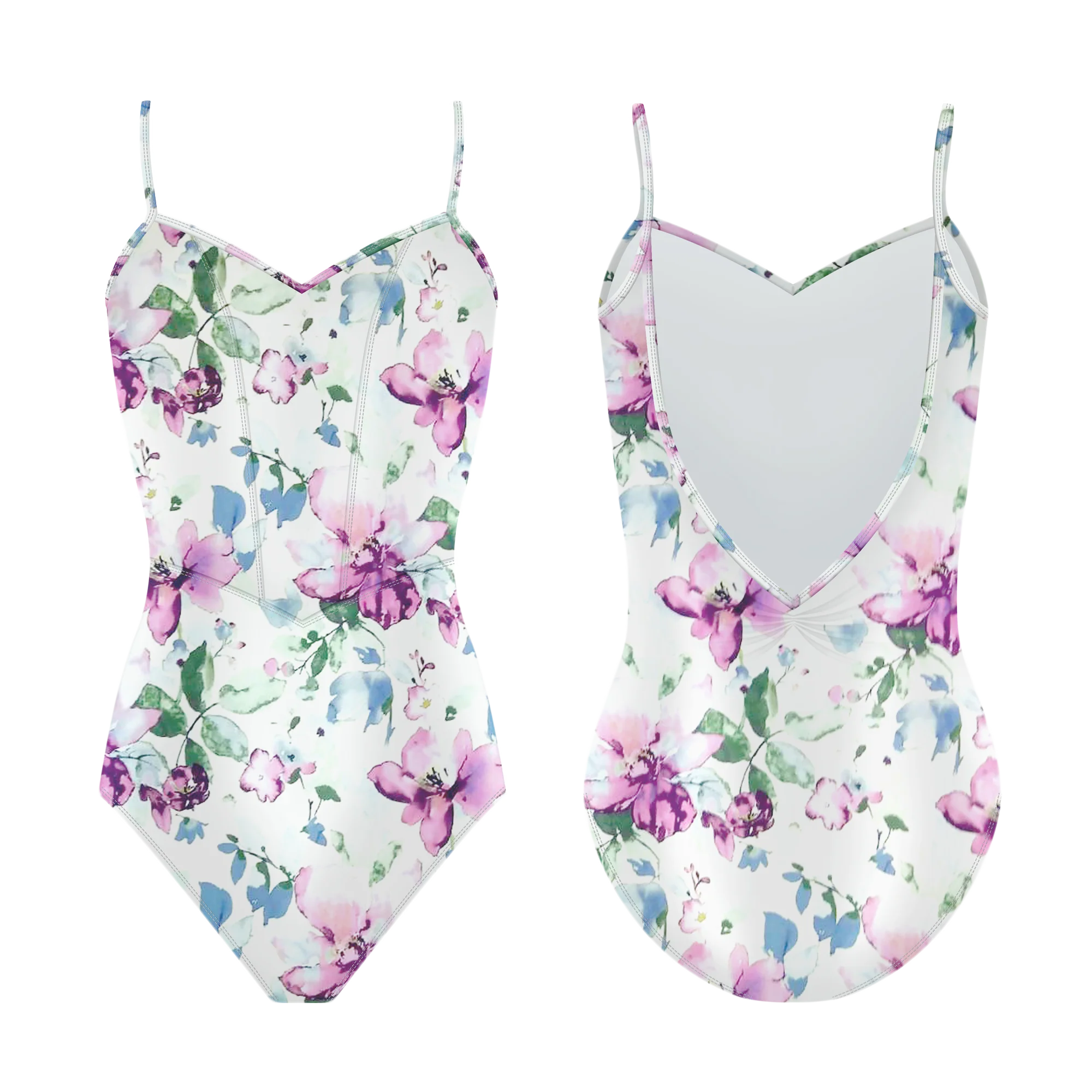 Jardin Ivory Ballet Leotard for Women & Girls - Elegant Dancewear for Ballet, Gymnastics & Performance