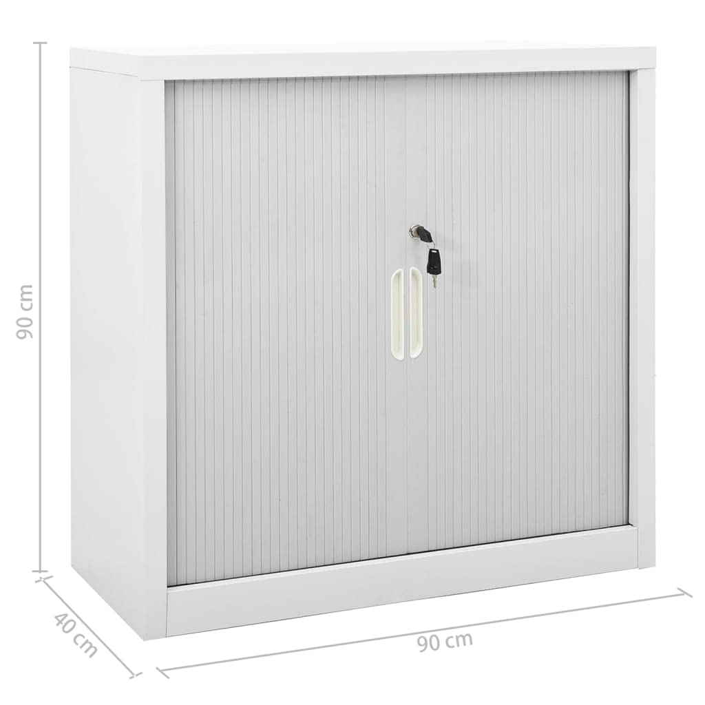 Steel Storage Cabinet with Shelves - 35.4
