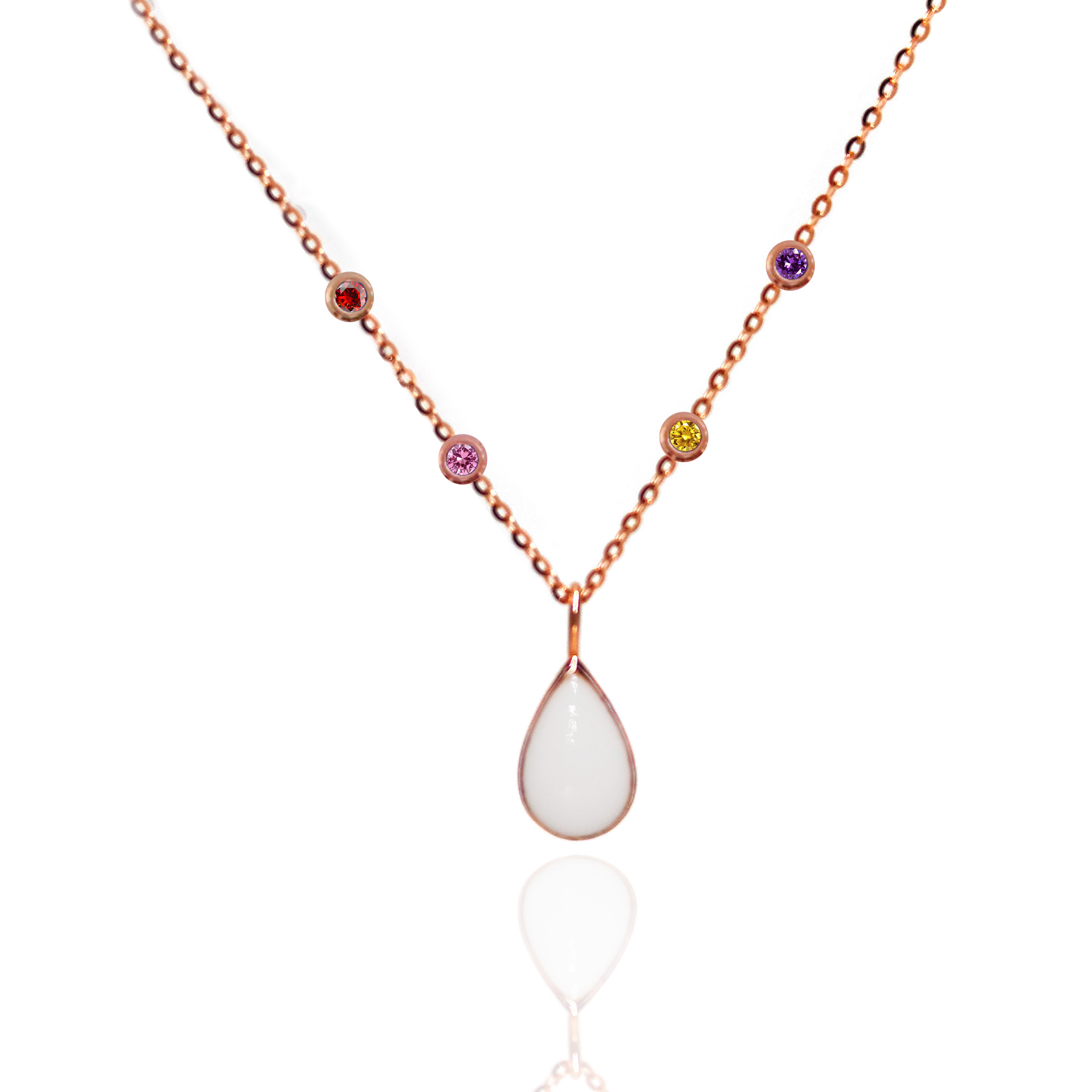 Milky Drop Breastmilk Necklace - Unique Keepsake Jewelry for Moms | Perfect for Breastfeeding Mothers, Baby Showers & Mother's Day Gifts