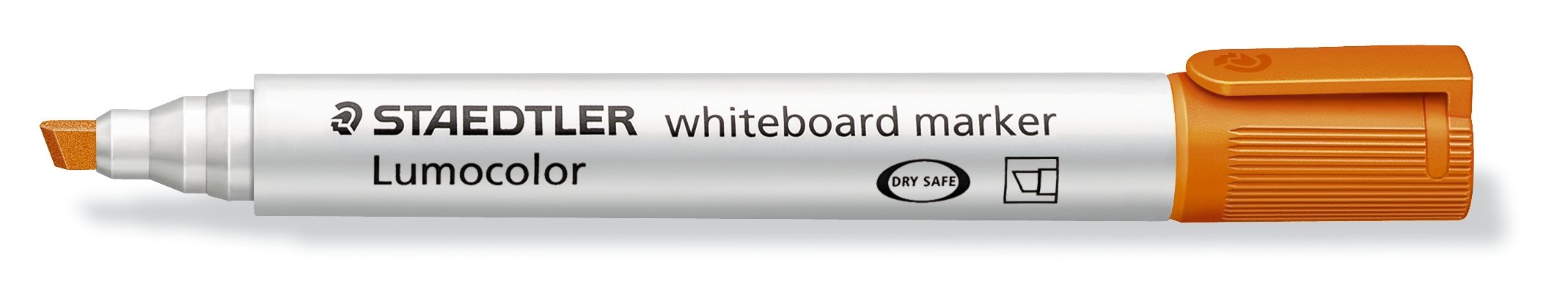 Staedtler 351 B-4 Orange Highlighter Marker Pen - 2mm & 5mm Dual Tip, White Polypropylene Body - Perfect for Office, School, Note-Taking & Book Marking (1 Piece)