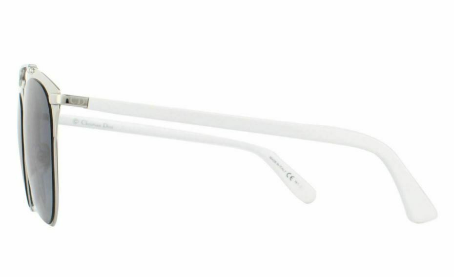 Christian Dior REFLECTED/S 085L HD Palladium Sunglasses - White & Gray Gradient Lens - Luxury Designer Shades for Women & Men - Perfect for Beach, Driving & Fashion Outfits