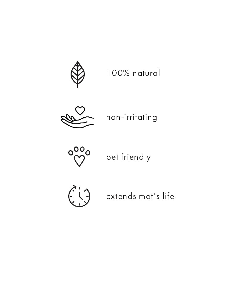 Manduka Natural Rubber Yoga Mat Cleaner - 8oz (237ml) - Gentle & Effective Cleaning for Yoga Mats - Perfect for Home, Studio & Travel Use