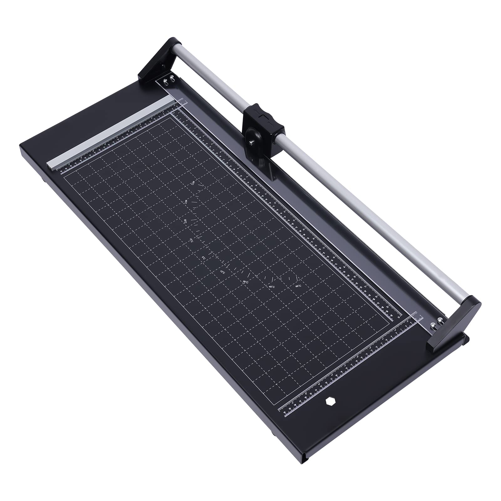 24 Inch Manual Rotary Paper Trimmer - Precision Cutter for Photo Paper, Film, Art Card Stock & Labels | Perfect for Scrapbooking, Crafting & Office Use