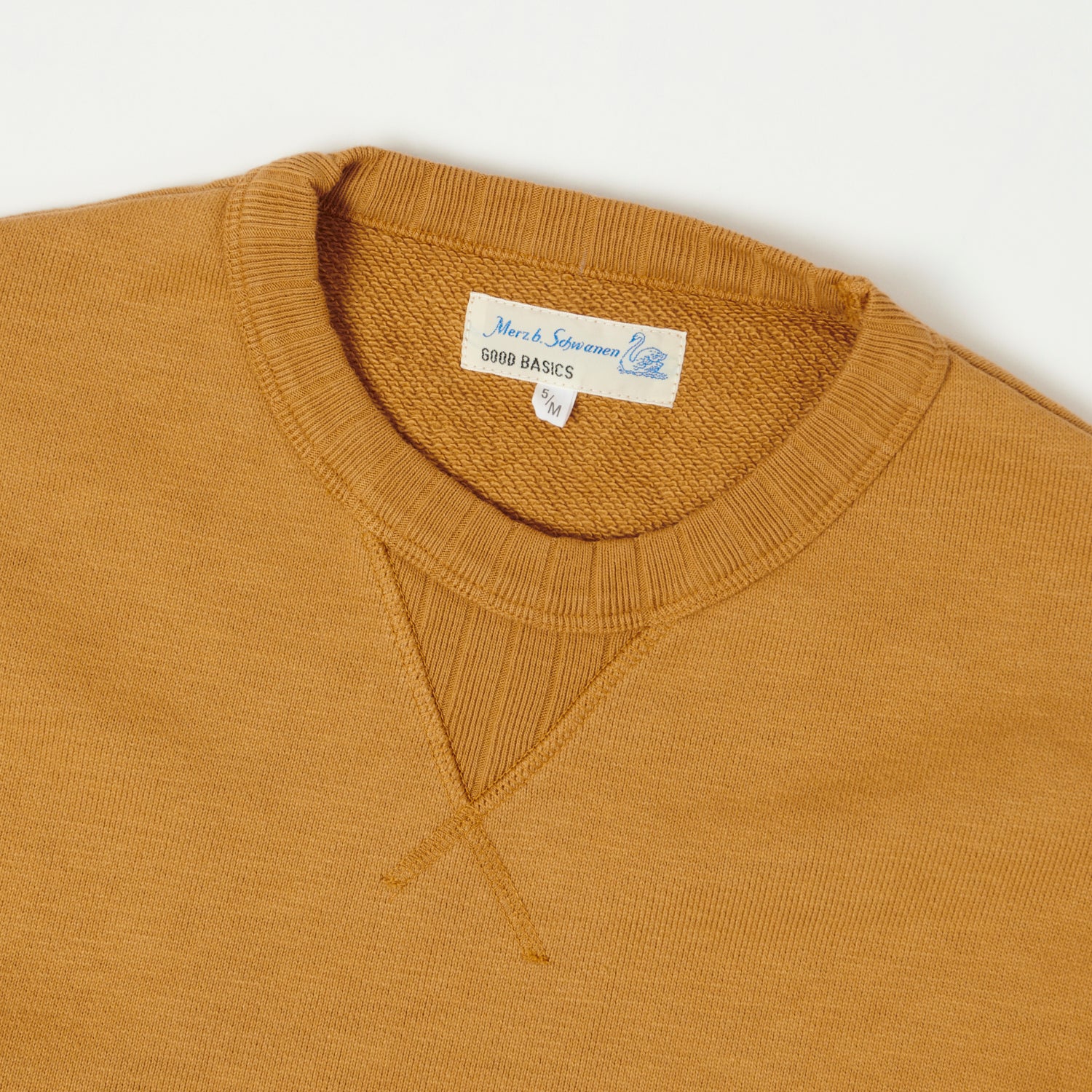 Merz b. Schwanen RFC01 Premium Cotton Sweatshirt for Men - Honey Color | Comfortable Casual Wear for Everyday & Street Style Outfits