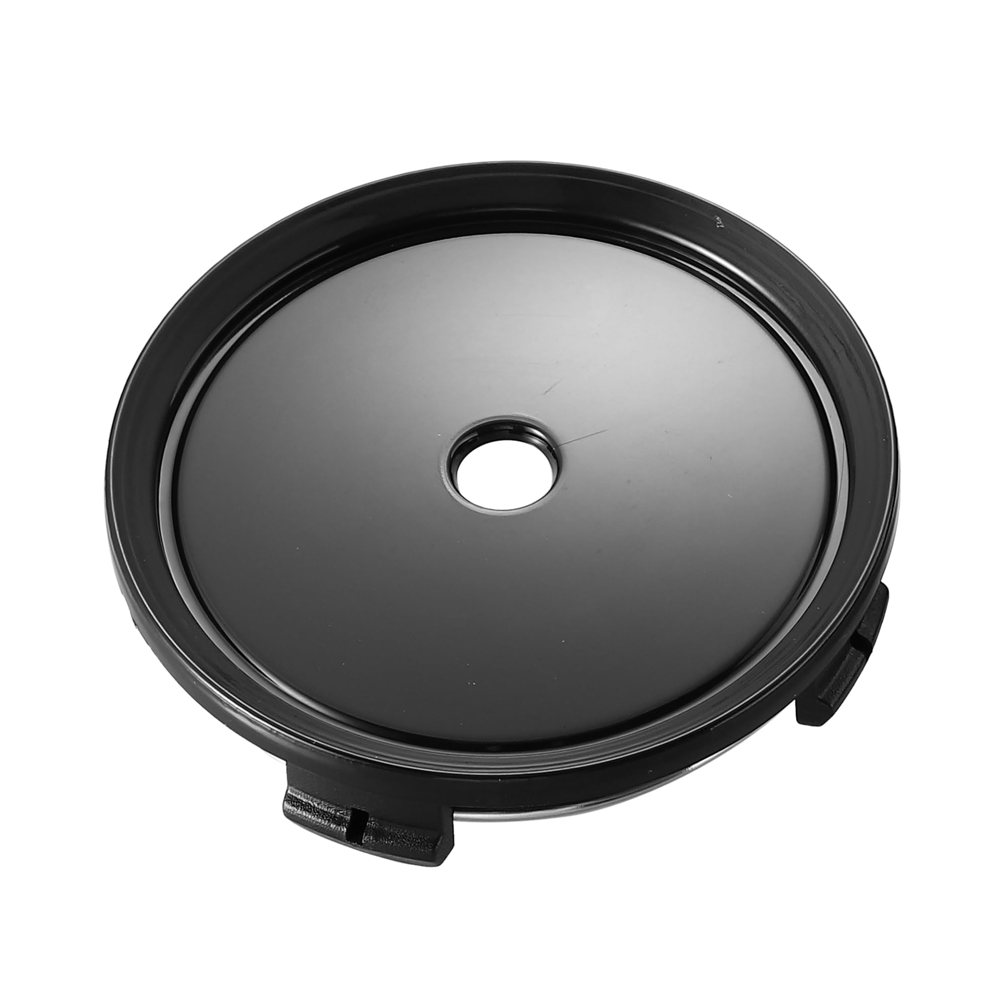 X AUTOHAUX 4-Pack 75mm Black Wheel Center Caps with 4 Clips - Universal Hub Covers for Car, Truck & SUV - Enhance Vehicle Appearance & Protect Wheel Hubs