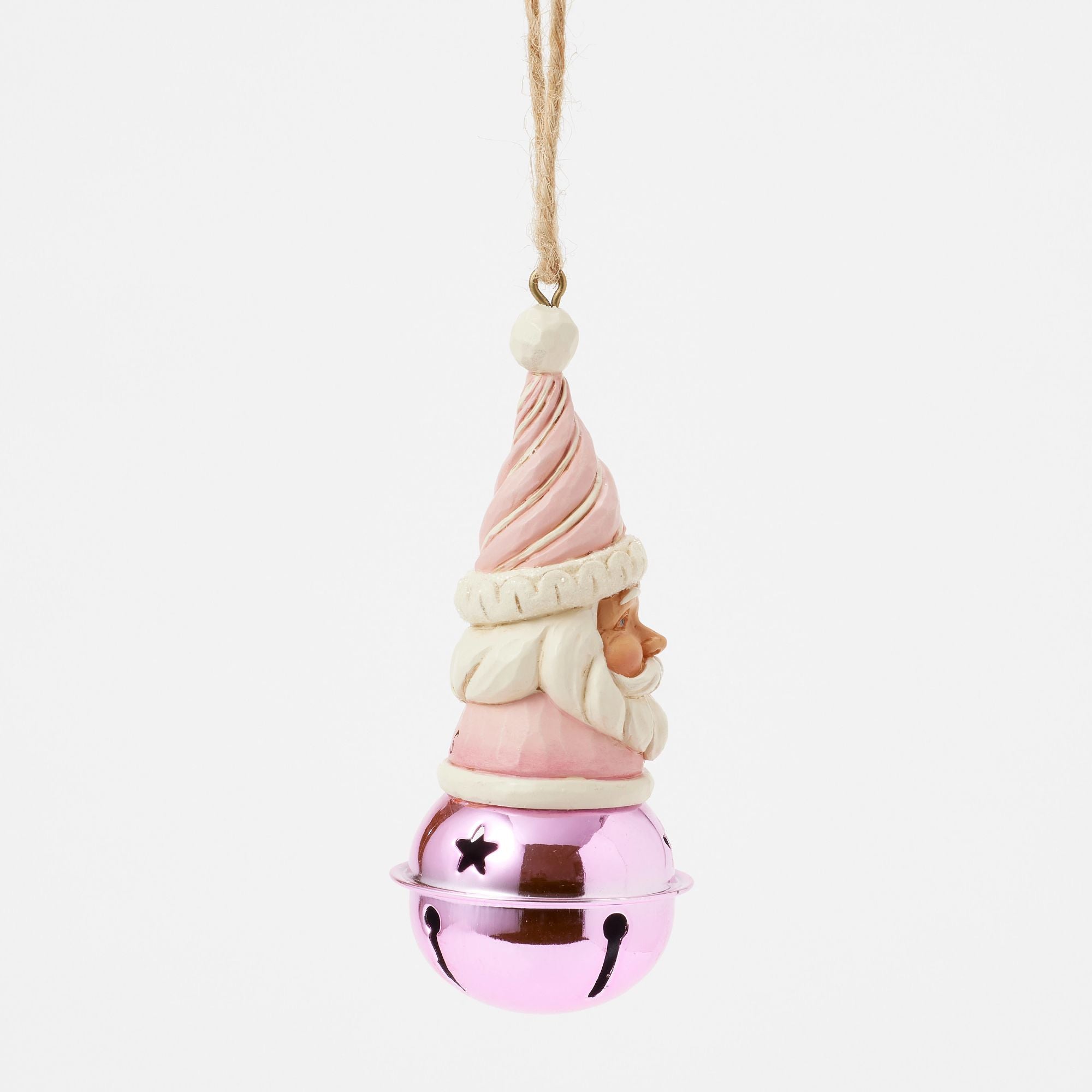Heartwood Sweets Santa Bell Christmas Ornament - Handcrafted Wooden Holiday Decor for Tree, Gift, and Festive Home Decoration | Perfect for Xmas, Holiday Parties, and Seasonal Celebrations
