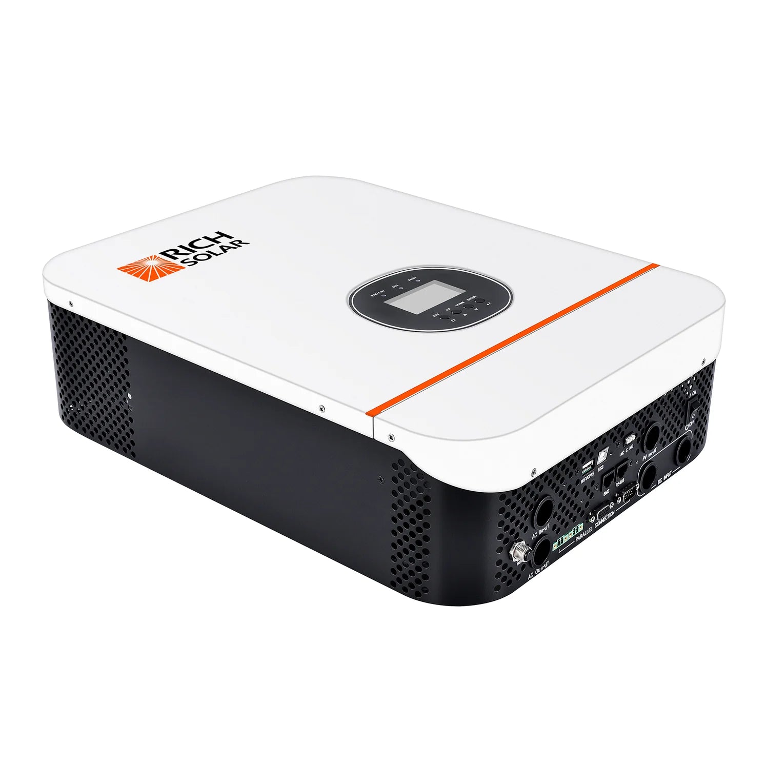 Rich Solar 3000 Watt (3kW) 48V Off-Grid Hybrid Solar Inverter for Home, RV & Cabin - Pure Sine Wave Power Converter with MPPT Charge Controller | Ideal for Solar Panel Systems, Emergency Backup & Remote Power