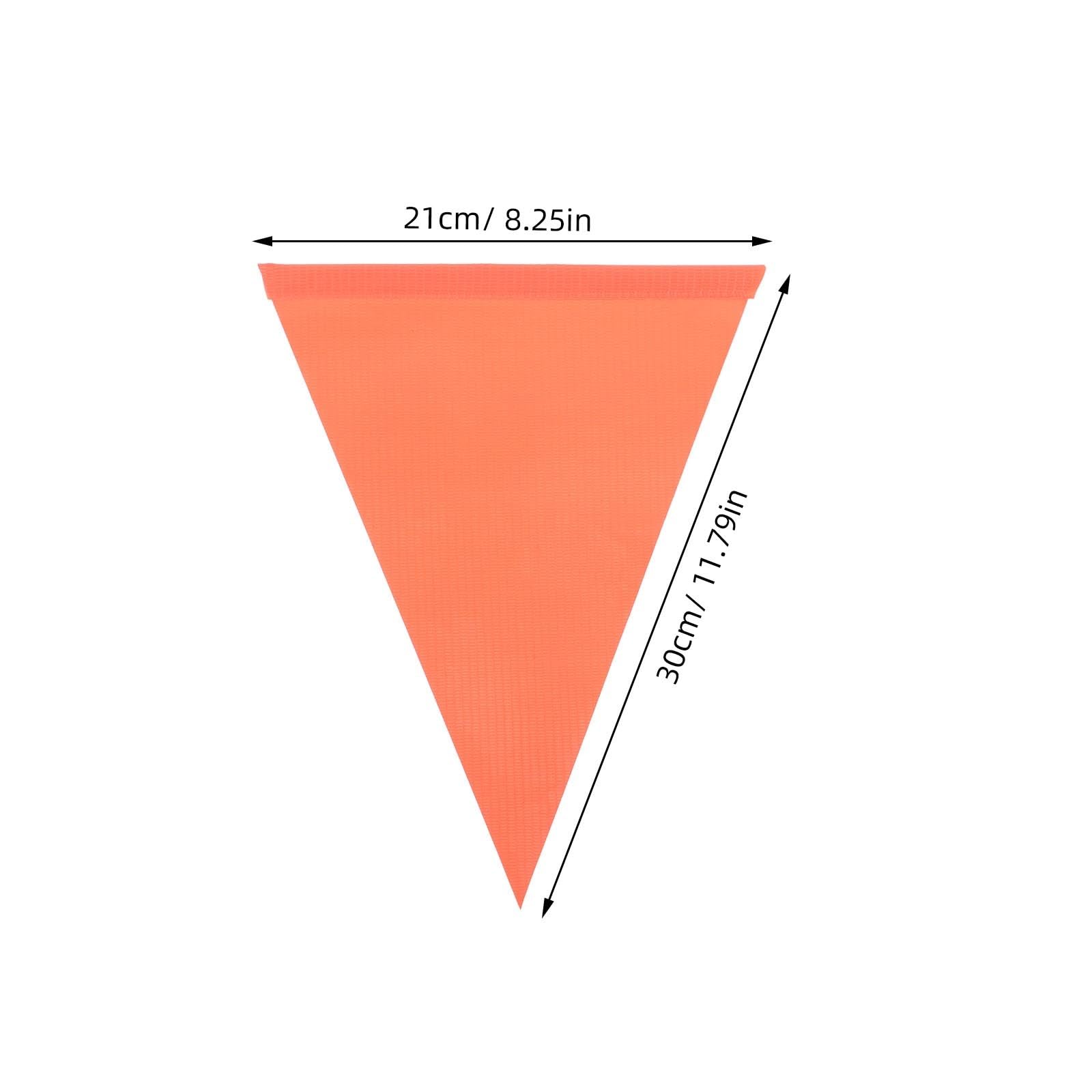 5PCS High Visibility Orange Bike Safety Flags - Tear-Resistant & Waterproof Bicycle Safety Pennants for Electric Bikes, Cars, Outdoor Tents - Perfect for Road Cycling, Camping & Emergency Signaling
