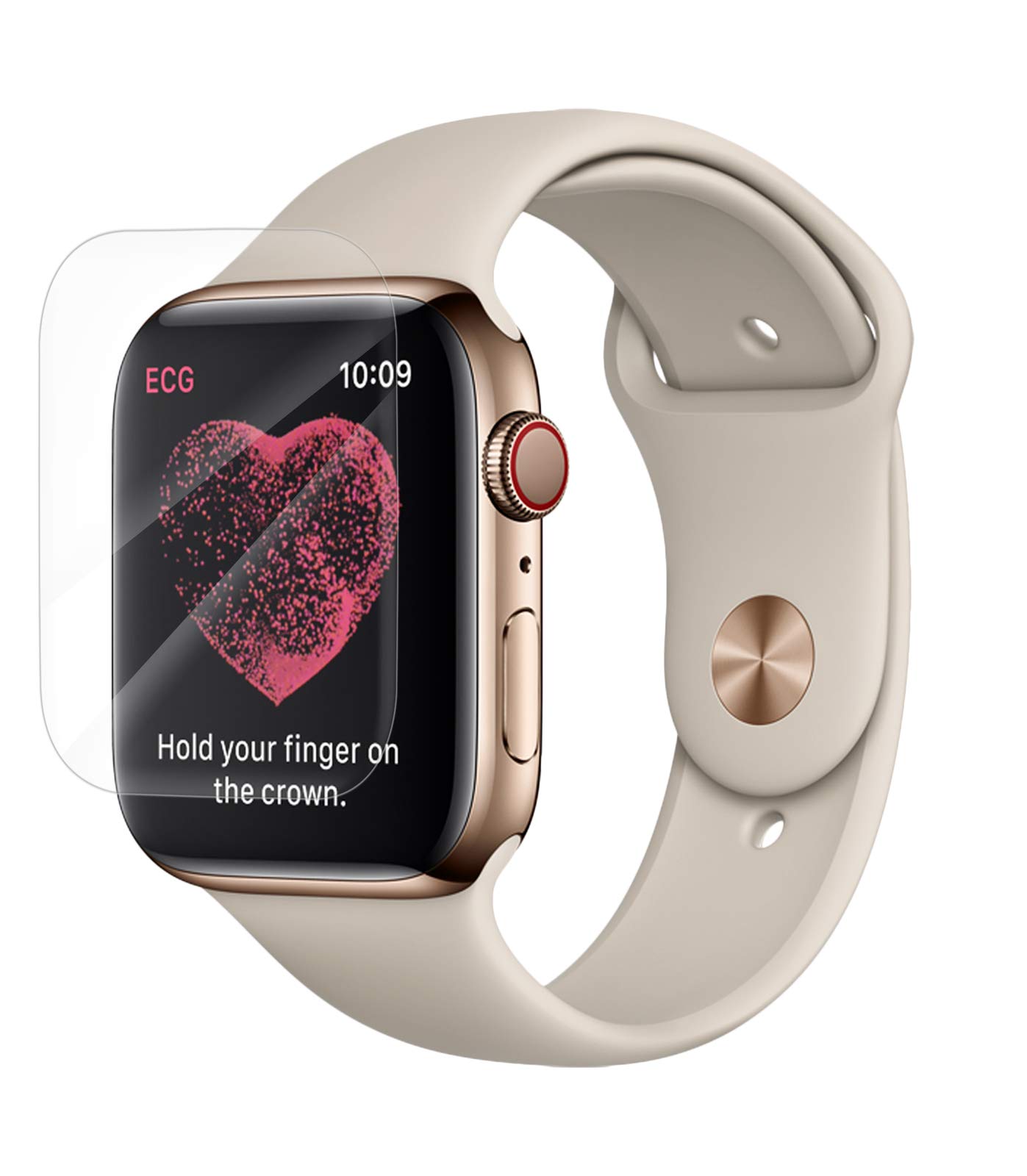 QDOS OptiGuard Force Apple Watch Screen Protector 40mm - Shatterproof for Active Lifestyles
