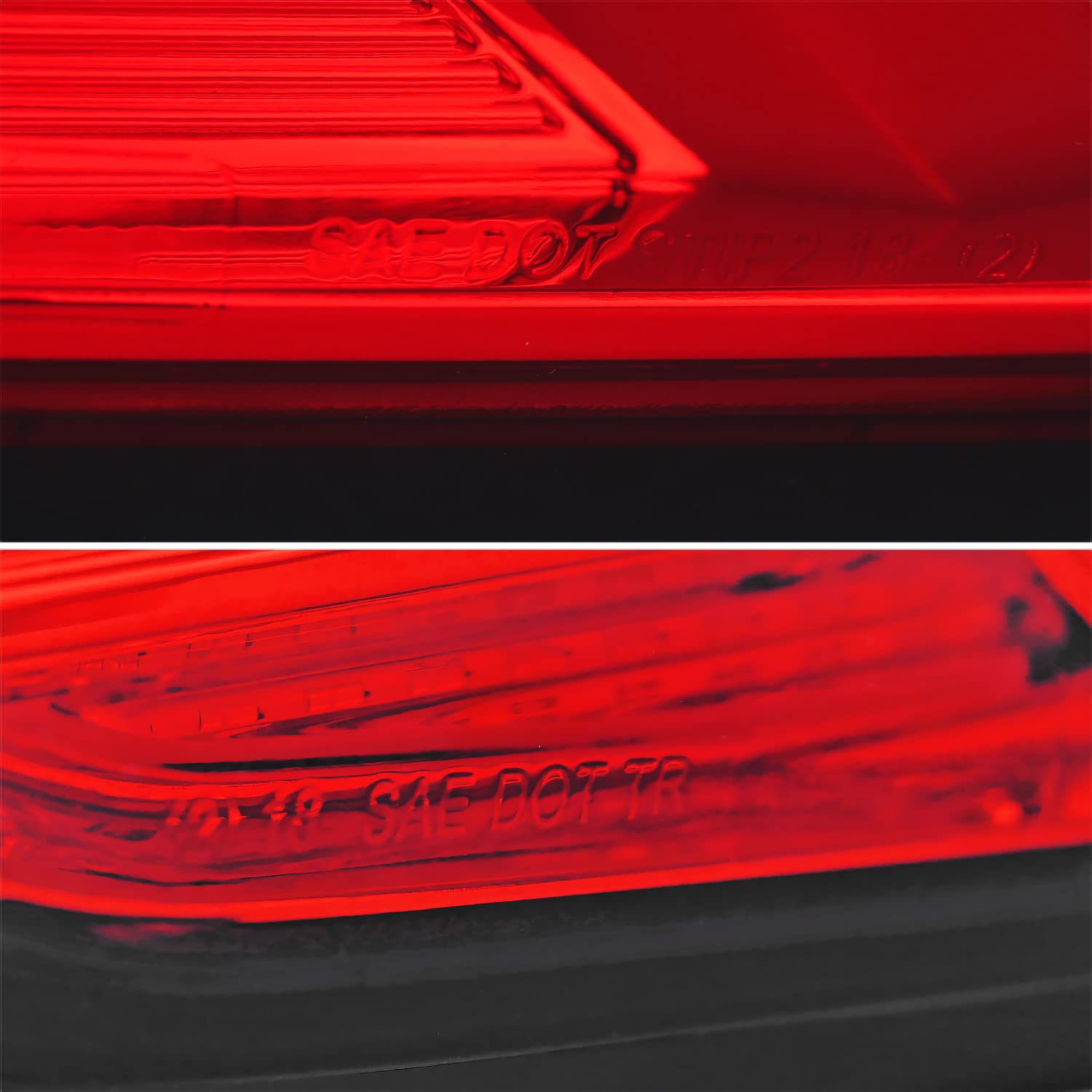 Spec-D Tuning Red LED Sequential Tail Lights for 2019-2023 Toyota RAV4 - Left & Right Pair Assembly - Enhanced Visibility & Style for Night Driving & Custom Car Upgrades