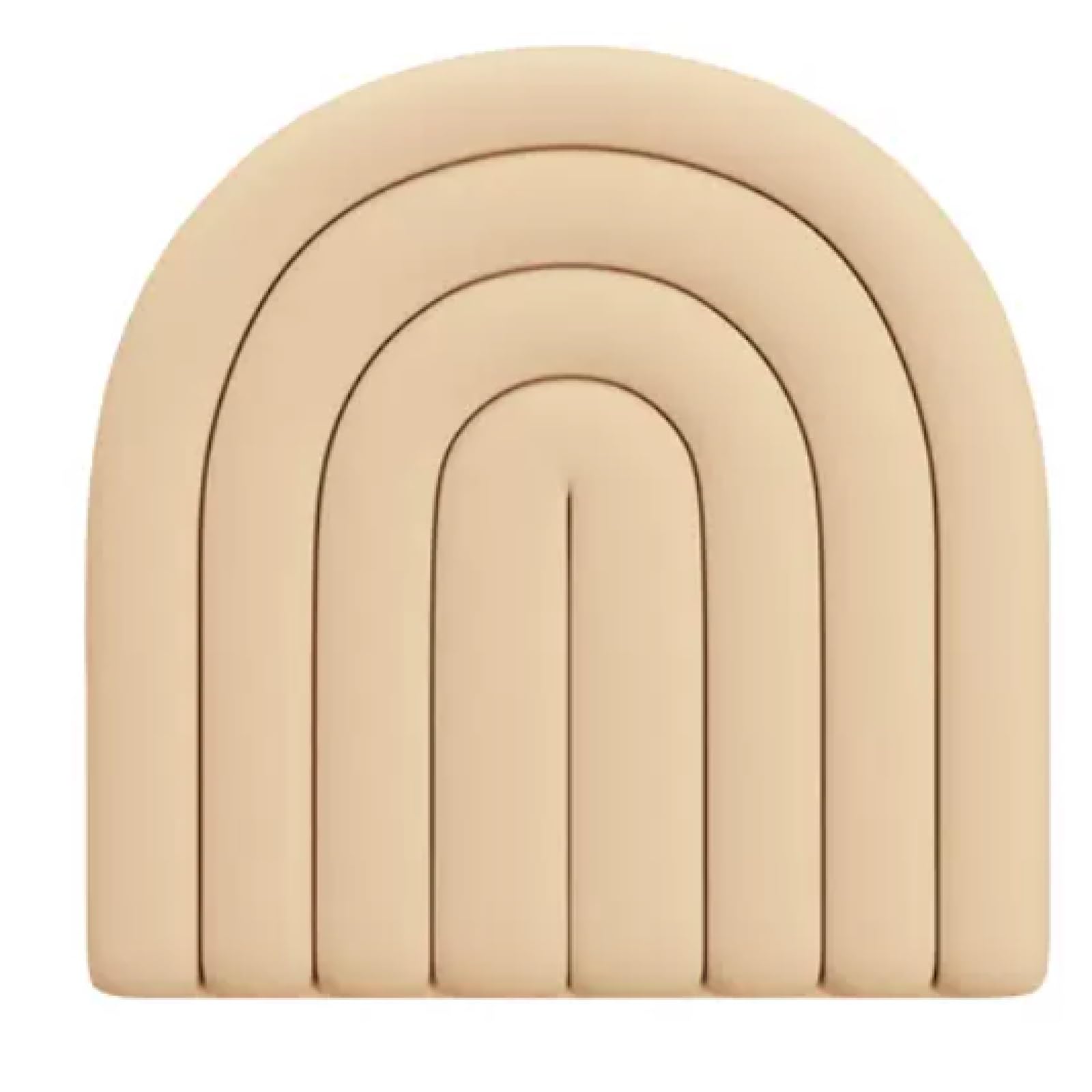 3D Anti-Collision Wall Padding for Kids - 3cm Thick Soft Foam Panels with Self-Adhesive Backing, Waterproof PU Wall Stickers (40x40cm, Earthy Yellow) - Perfect for Baby Playrooms, Daycare Centers & Home Safety Protection