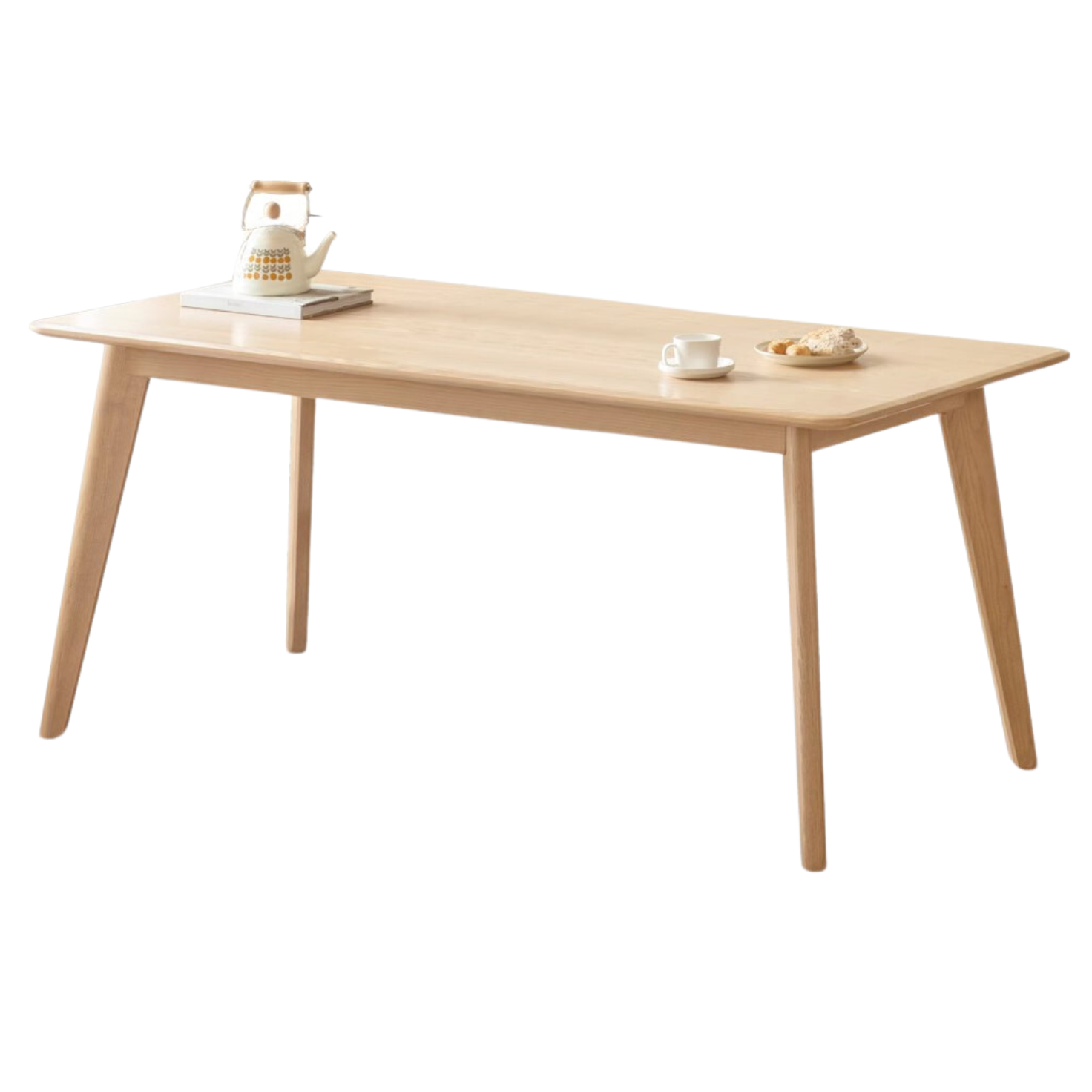 78.7x35.4x29.5 inch / 200x90x75.8 cm /  Natural Wood Color  / Ash Dining table