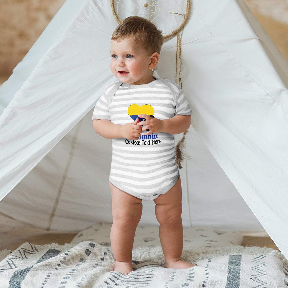 Cute Colombia Soccer Baby Bodysuit - Soft Cotton for Boys & Girls - Perfect for Match Days