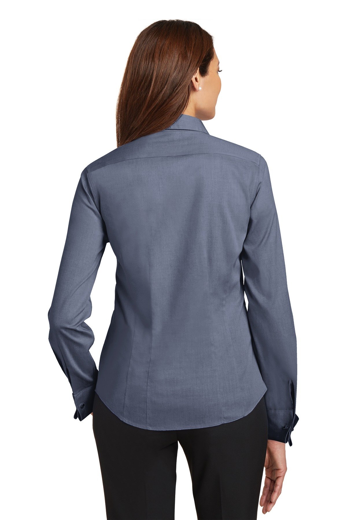 Red House Women's French Cuff Non-Iron Pinpoint Oxford Shirt - Professional Office Wear & Formal Business Attire for Women