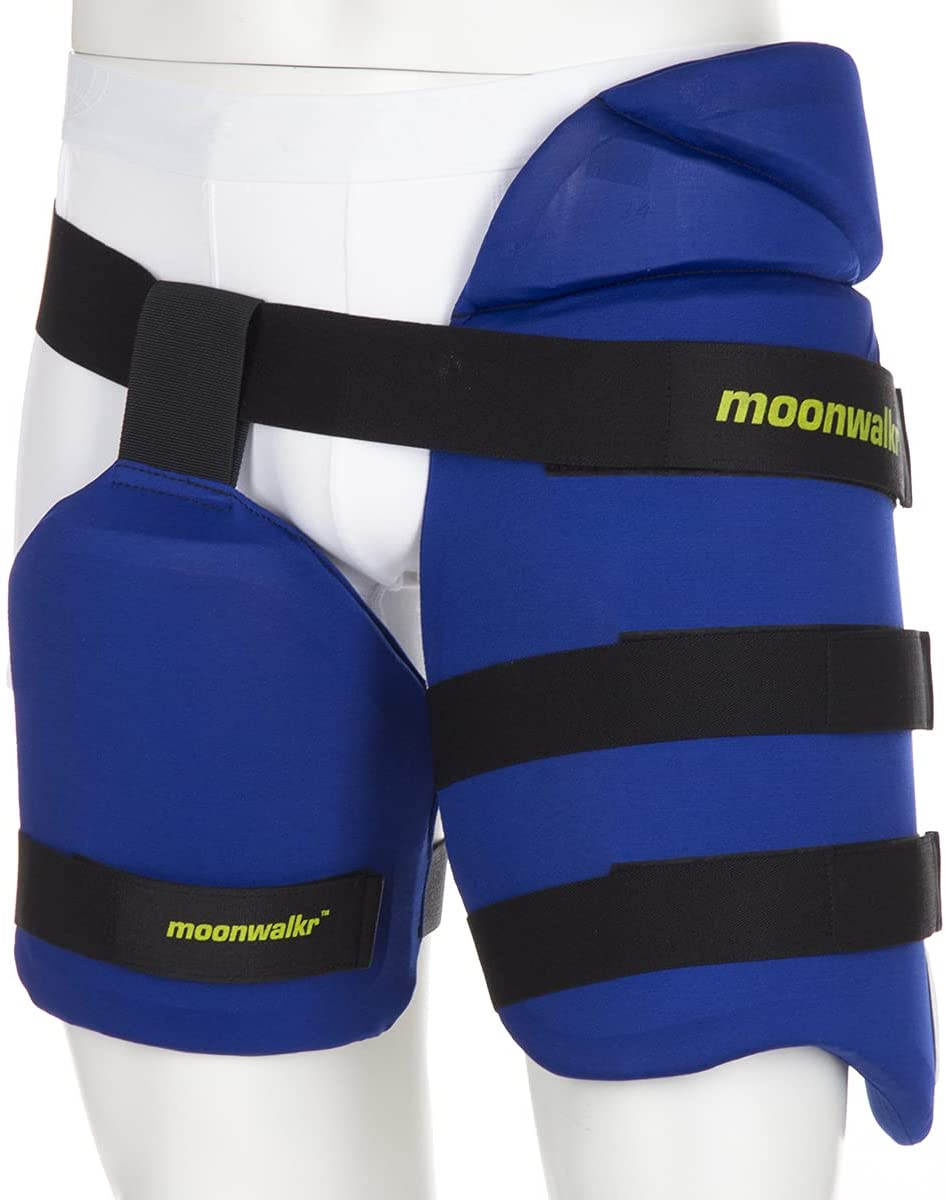 Moonwalkr Endos Adult Cricket Thigh Guards - Protective Leg Pads for Cricket Players - Perfect for Batting, Bowling & Fielding Practice