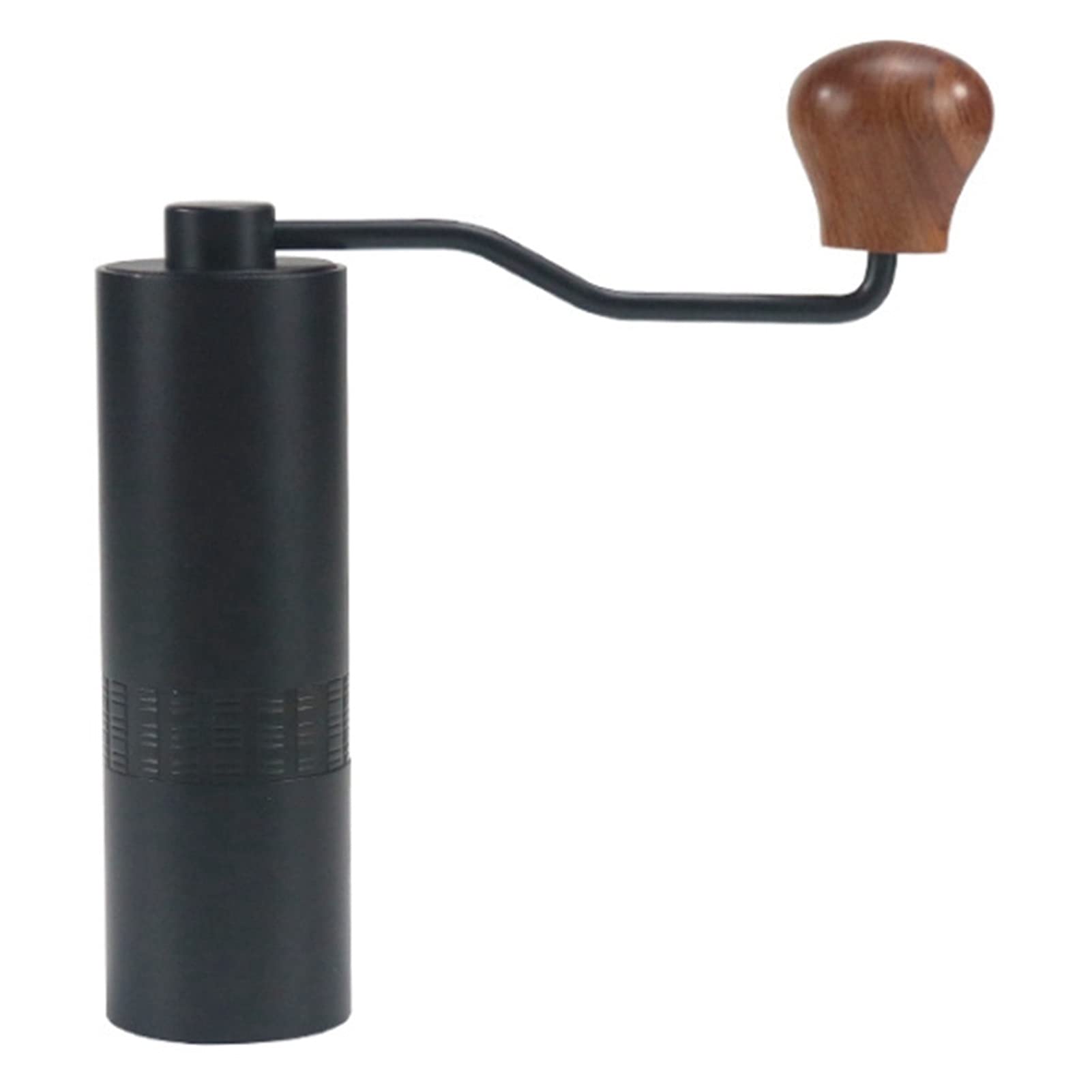 Premium Manual Coffee Grinder - Stainless Steel Hand Crank Burr Mill for Fresh Ground Coffee Beans | Portable & Compact for Home, Office, Camping & Travel | Black Kitchen Tool