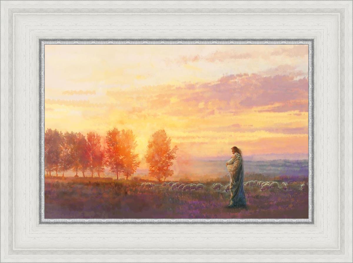 Eventide By Yongsung Kim - Premium Christian Wall Art for Home & Church Decor | Inspirational Bible Verse Canvas Painting | Perfect for Living Room, Bedroom & Worship Spaces