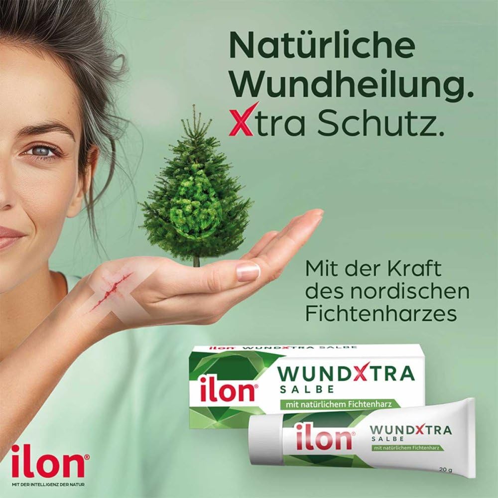 ILON WundXtra Healing Ointment 20g - Fast Relief for Cuts, Scrapes & Minor Burns | First Aid & Wound Care Solution