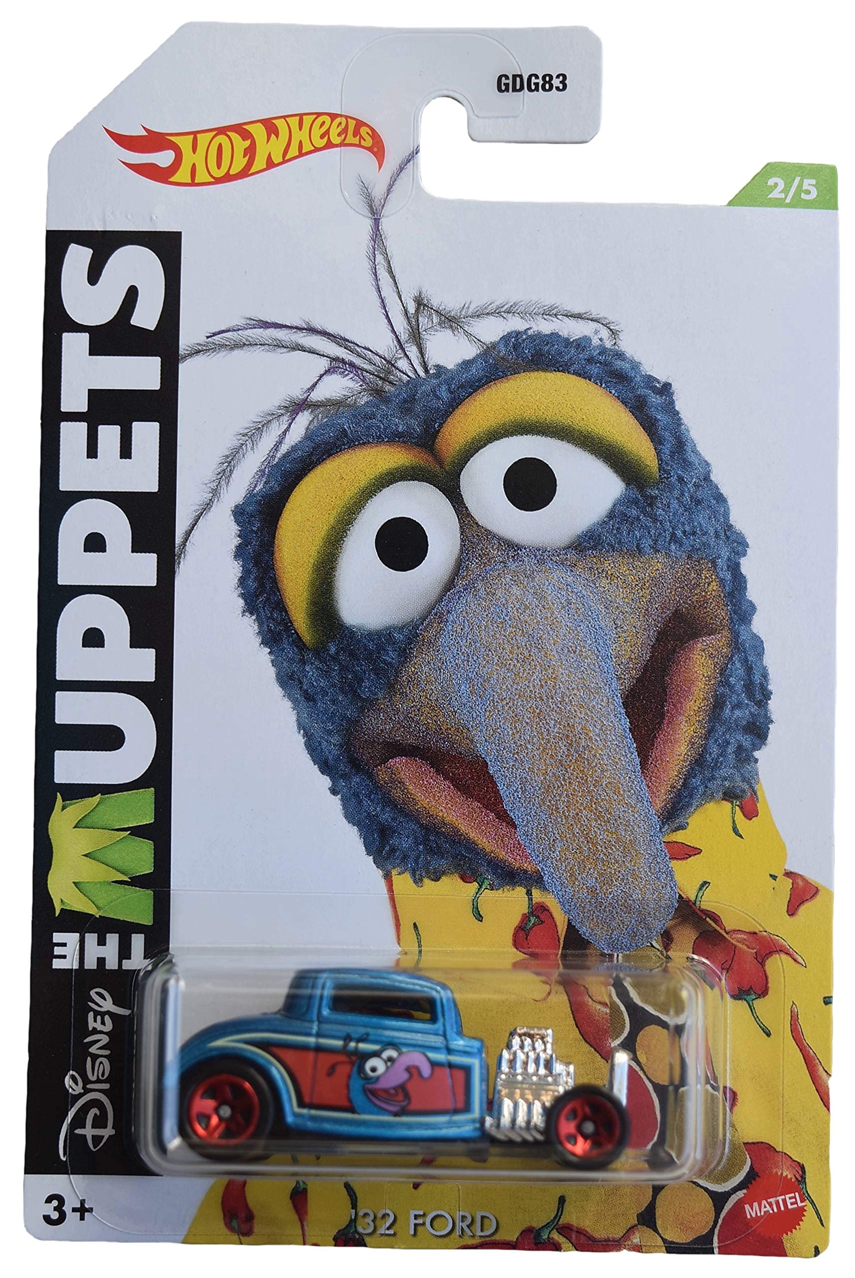 Hot Wheels '32 Ford Diecast Car - Blue Muppets Edition 2/5 | Collectible Toy Car for Kids & Adults | Perfect for Display, Gifts & Racing Play