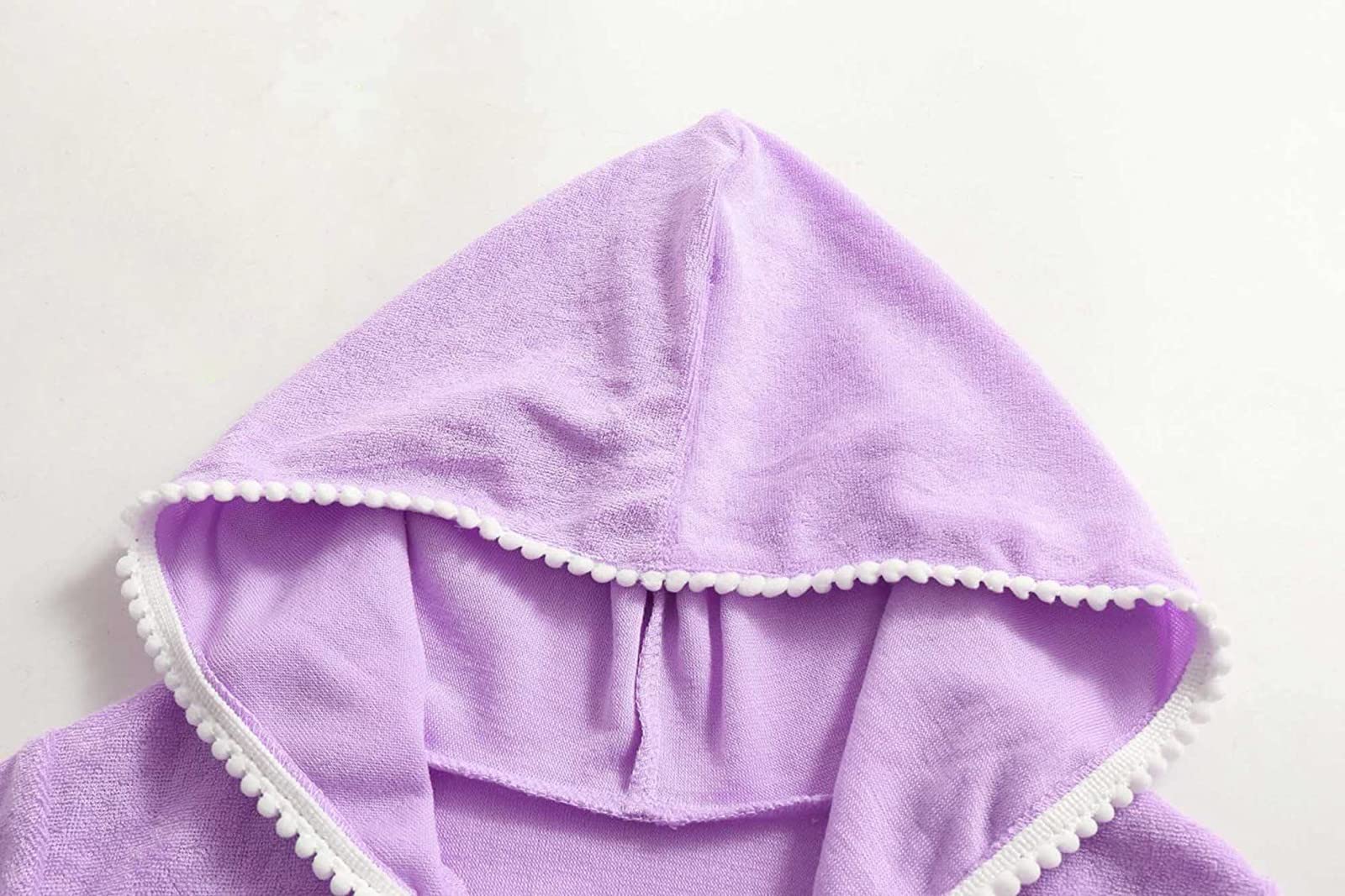 Little Girls Swim Cover Up - Kids Zip Up Hooded Bathrobe Beach Dress | Absorbent Quick Dry Bathing Suit Coverup for Pool, Beach & Water Park
