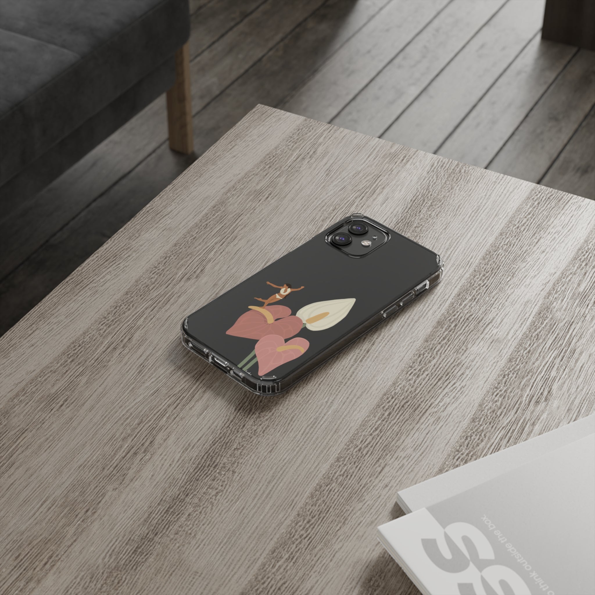 He'e Nalu Clear Phone Case - Ultra Slim Protective Cover for iPhone & Samsung - Perfect for Beach, Surfing & Outdoor Activities