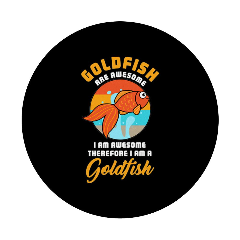 Awesome Cute Easy Fish Pet PopSockets Grip and Stand for Phones and Tablets - Perfect Christmas Gift for Fish Lovers & Phone Accessories
