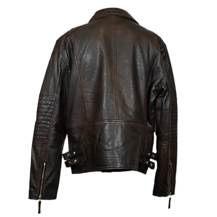 BOL Men's Classic Biker Look Leather Jacket - Stylish Motorcycle Fashion Outerwear for Riding & Casual Wear
