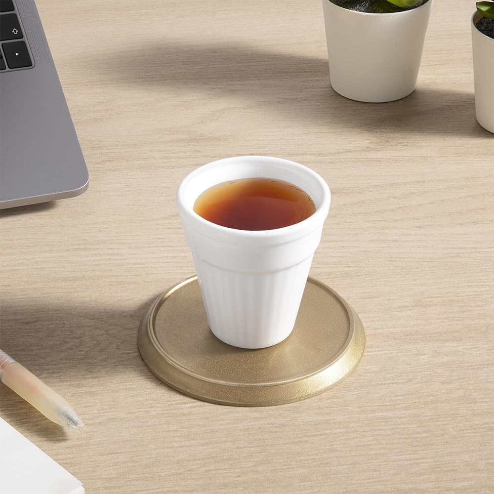 BOROSIL Larah 6-Piece Opalware Tea & Coffee Kulhad Set - 100ml Each, Microwave & Dishwasher Safe, Bone-Ash Free - Perfect for Home, Office, Parties & Gifting (White)