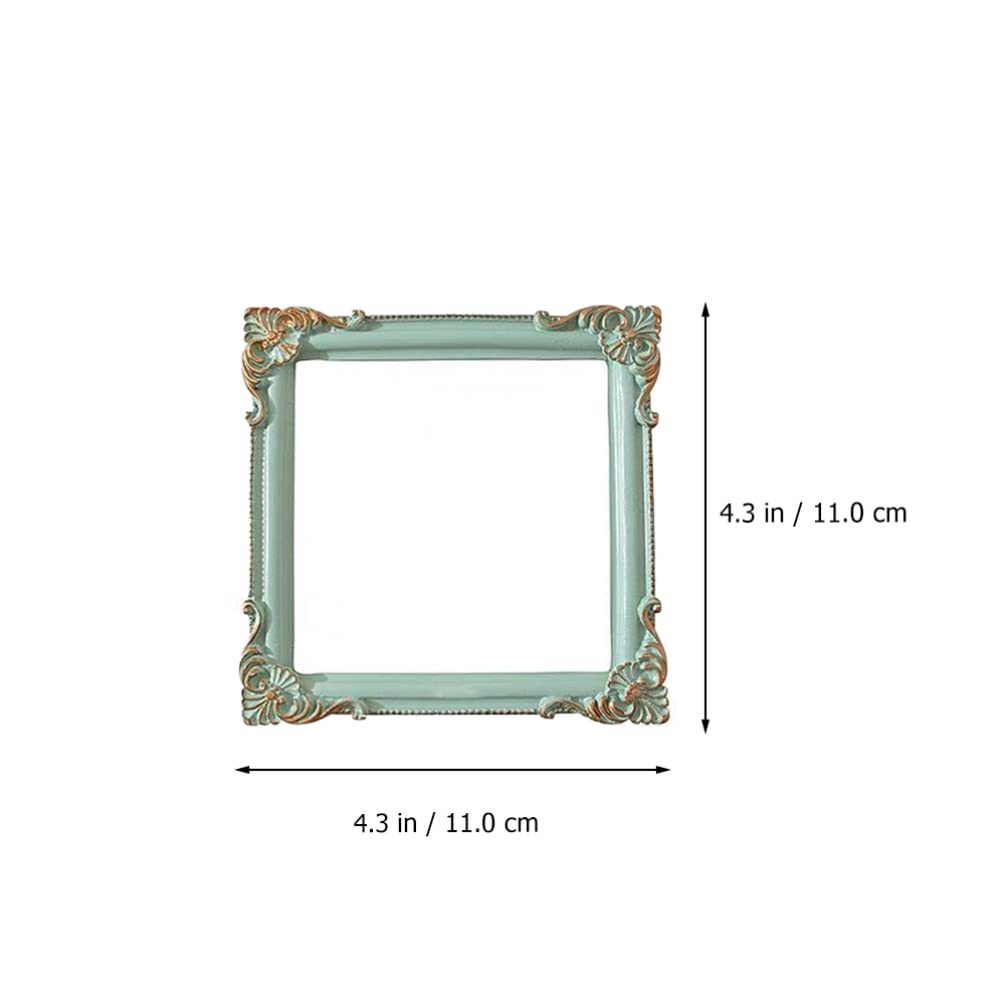 Angoily 2-Pack European Style Selfie Picture Frames - 11cm Wall & Tabletop Photo Display for Home Decor, Living Room, Bedroom, and Office