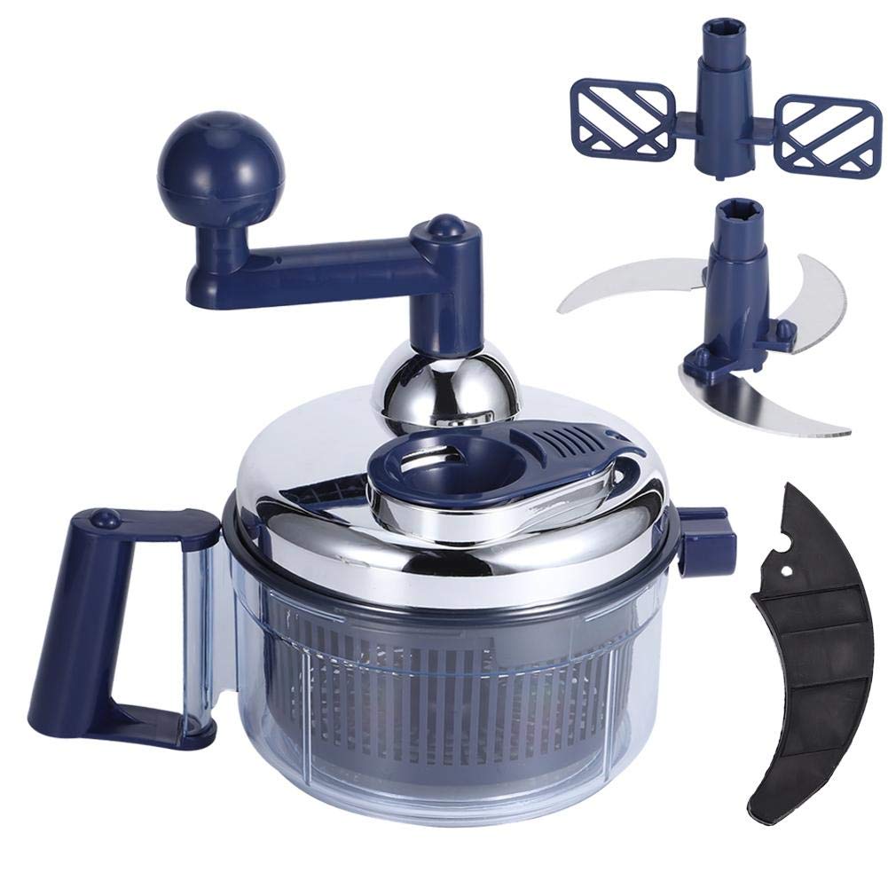 Multi-Function Manual Meat Grinder & Vegetable Cutter for Home Kitchen Use