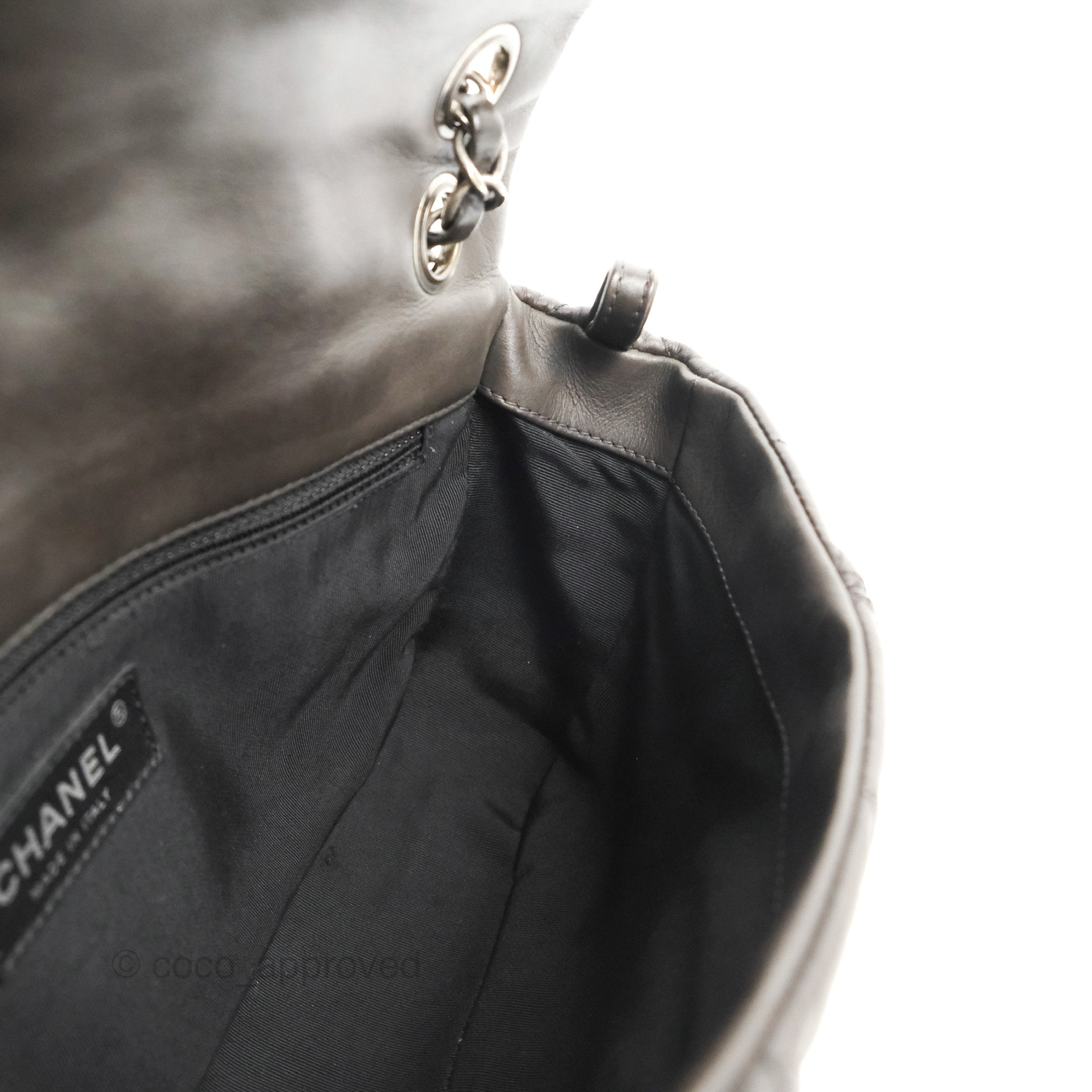 Chanel Quilted Flap Bag in Iridescent Dark Brown Calfskin with Ruthenium Hardware - Luxury Crossbody Purse for Women, Perfect for Parties, Dates & Evening Events
