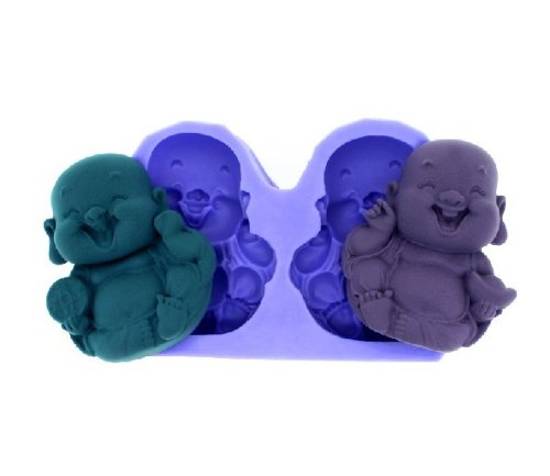Buddha Chocolate Mold Silicone - 3D Fondant Mold for Cake Decorating, Chocolate Making, Candy & Clay Crafts - Perfect for Birthday Parties, Wedding Cakes, and DIY Desserts