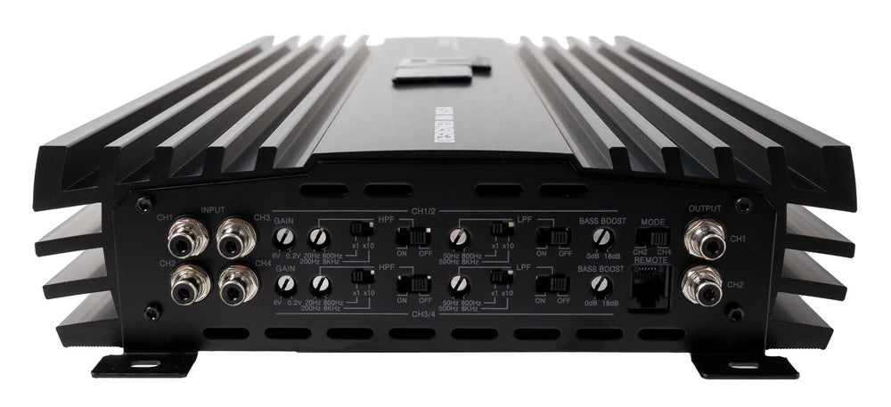 VFL 2000.4 Car Audio Amplifier - 2000W 4-Channel High Power Amp for Car Stereo System, Home Theater & DJ Setup - Perfect for Bass Boost and Clear Sound in Vehicles, Parties & Events