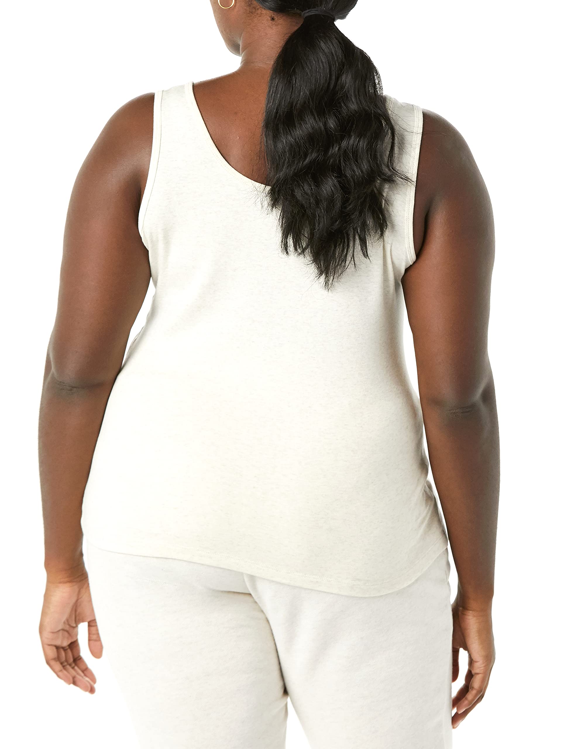 Amazon Essentials Women's Plus Size Tank Tops - Soft Breathable Cotton Camisoles (3-Pack) | Comfortable Layering Piece for Workout, Yoga & Casual Wear
