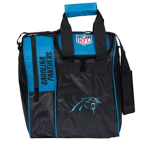 KR Strikeforce 2020 NFL Carolina Panthers Bowling Bag - Durable Single Tote for Sports Gear & Team Spirit - Perfect for Football Fans, Bowling Enthusiasts, and Game Day Accessories