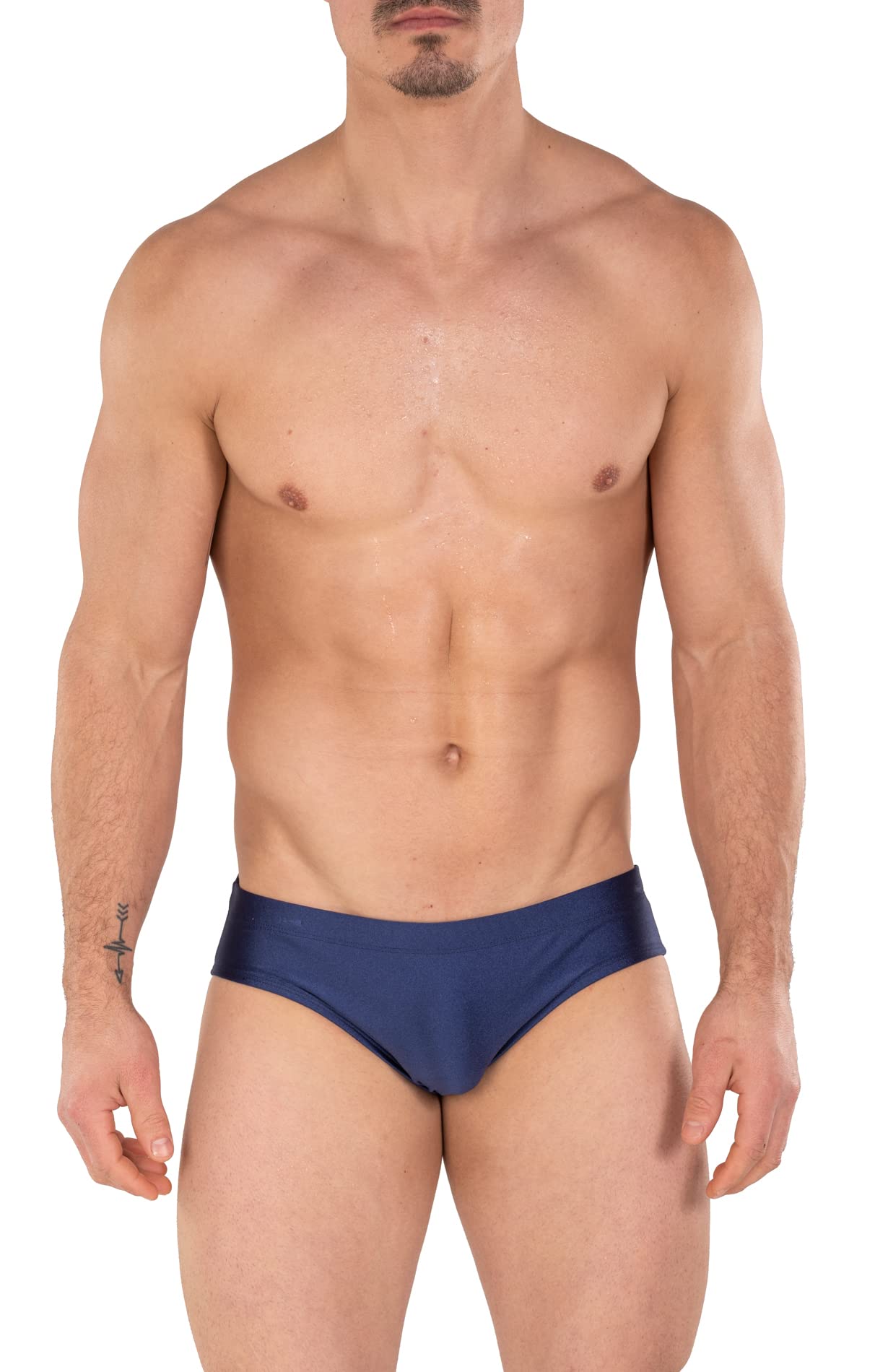 Gary Majdell Men's Hot Body Bikini Swimwear - Quick Dry, Stretch Fit Swim Trunks for Beach, Pool & Summer Vacations