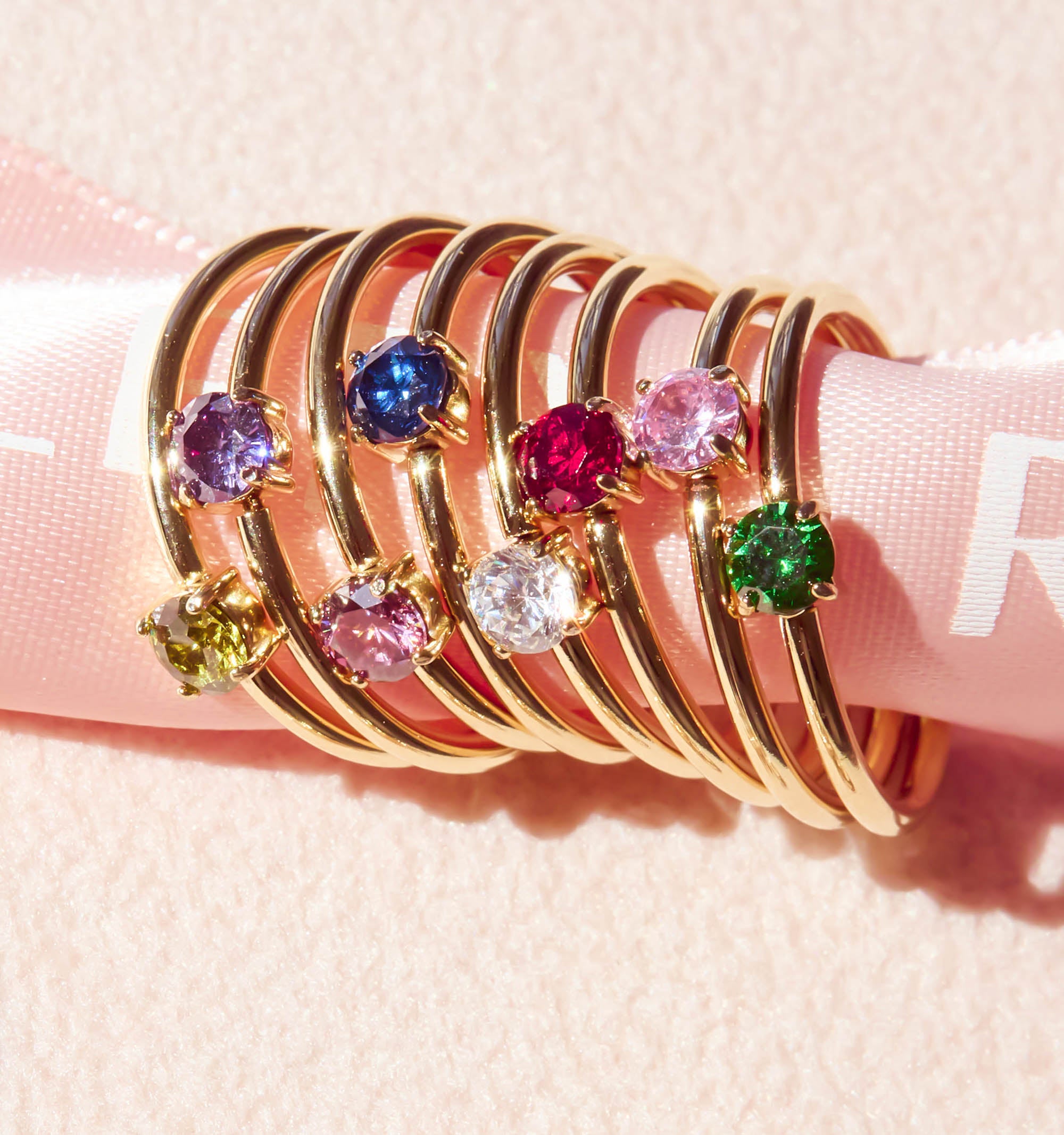 Birthstone Rings for Women - Personalized Zodiac & Birth Month Jewelry Gifts for Mom, Wife, Daughter | Perfect for Birthdays, Anniversaries & Special Occasions