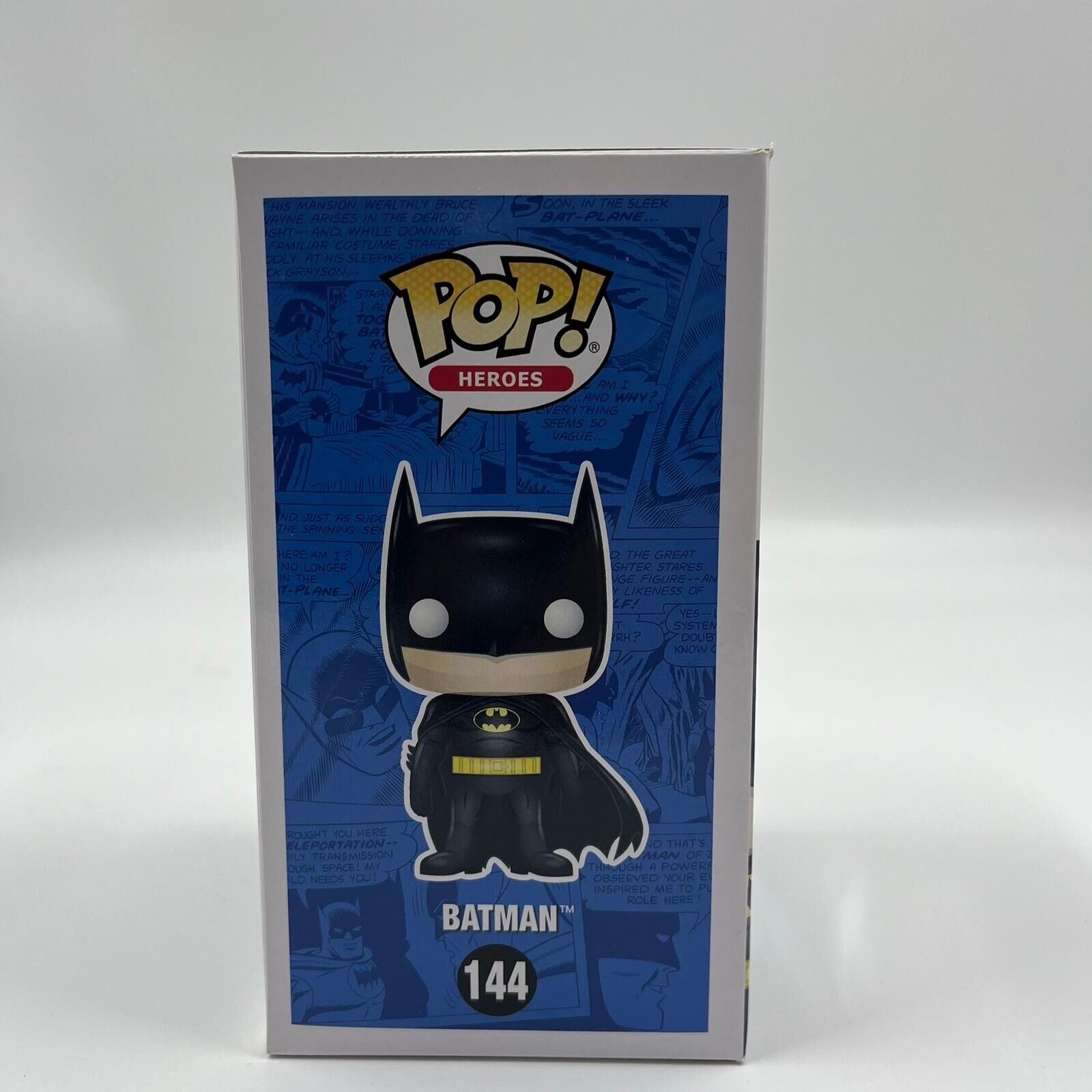 Batman Super Heroes #144 Funko Pop Vinyl Figure - Collectible DC Comics Action Toy for Display, Gifts & Superhero Fans - Perfect for Home Decor, Office Desk & Comic Book Collections