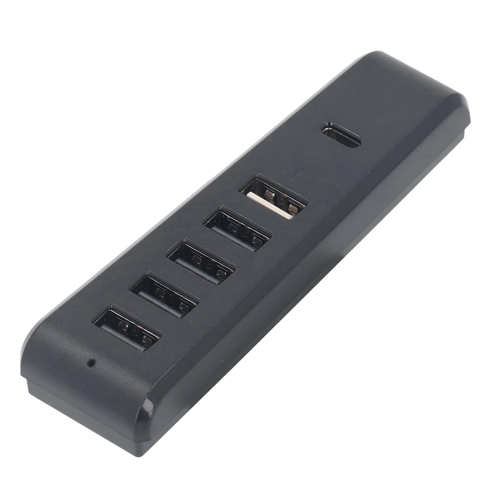 6-Port USB 2.0 Hub Splitter with High-Speed Data Transfer for Laptop, PC, Keyboard, Mouse, Printer & More - Perfect for Home Office & Gaming Setup