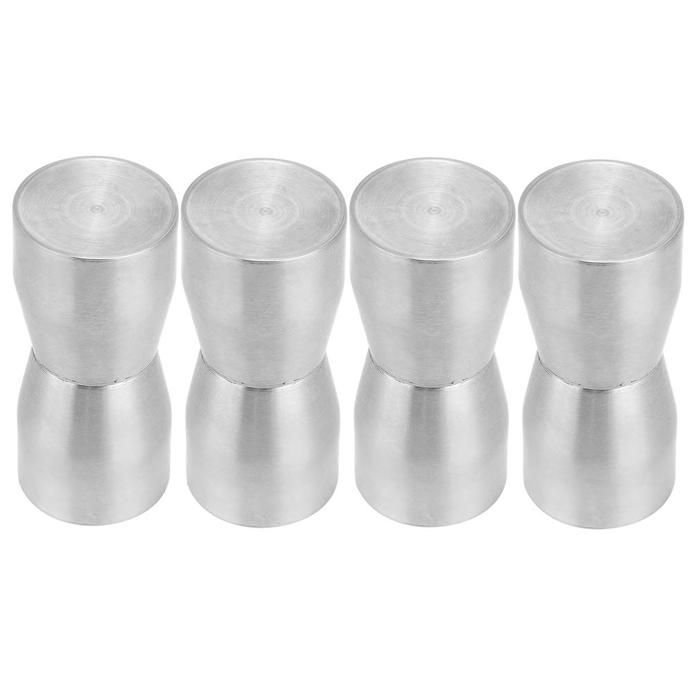 AMONIDA Stainless Steel Pull Handle - 4 Pack Cabinet Door Handles for Home, Office, Kitchen & Bathroom - Easy Installation & Durable Replacement Hardware - Perfect for Drawers, Cabinets & Furniture Upgrades